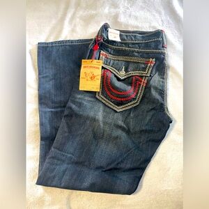 Straight leg blue jeans. BRAND NEW with TAGS